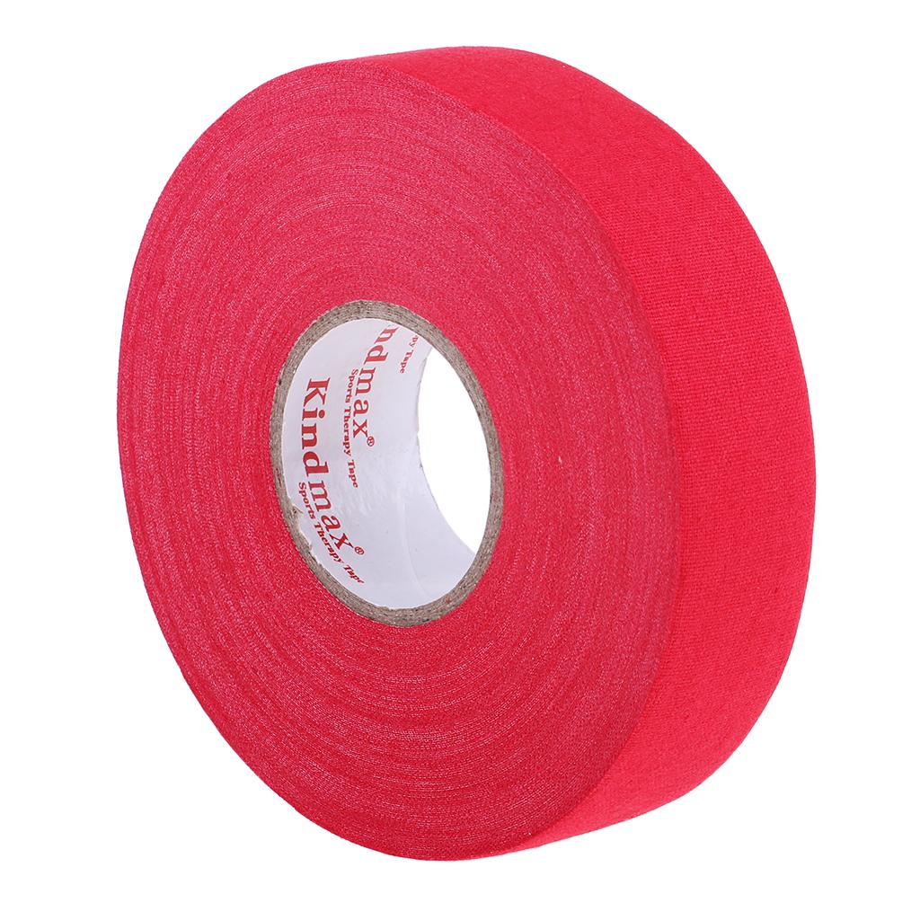 Cloth Hockey Stick Handle Sticky Grip Tape Ice Hockey Wrap Blue White
