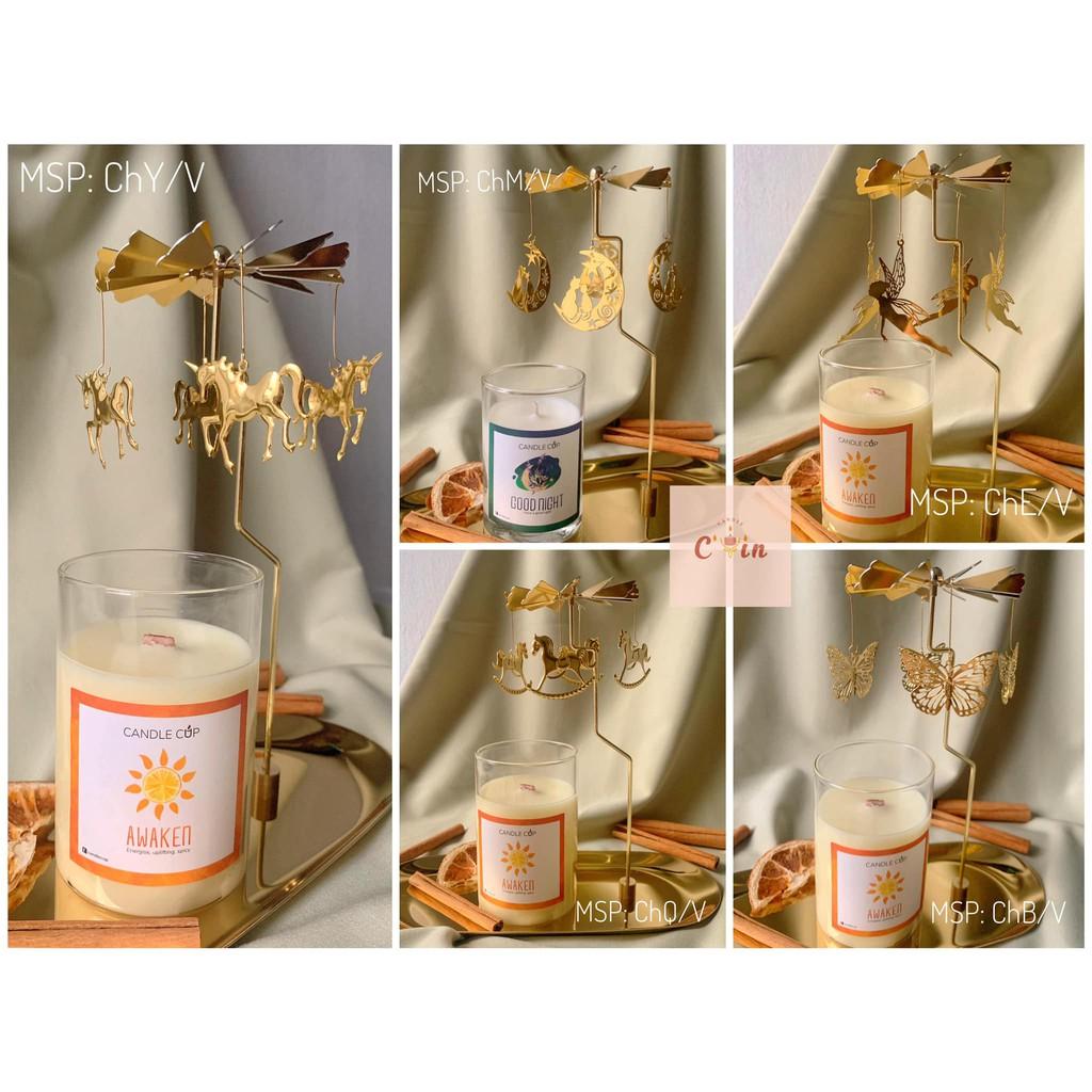 Charm Chong chóng xoay MỎNG VINTAGE - Phụ kiện nến thơm trang trí nến