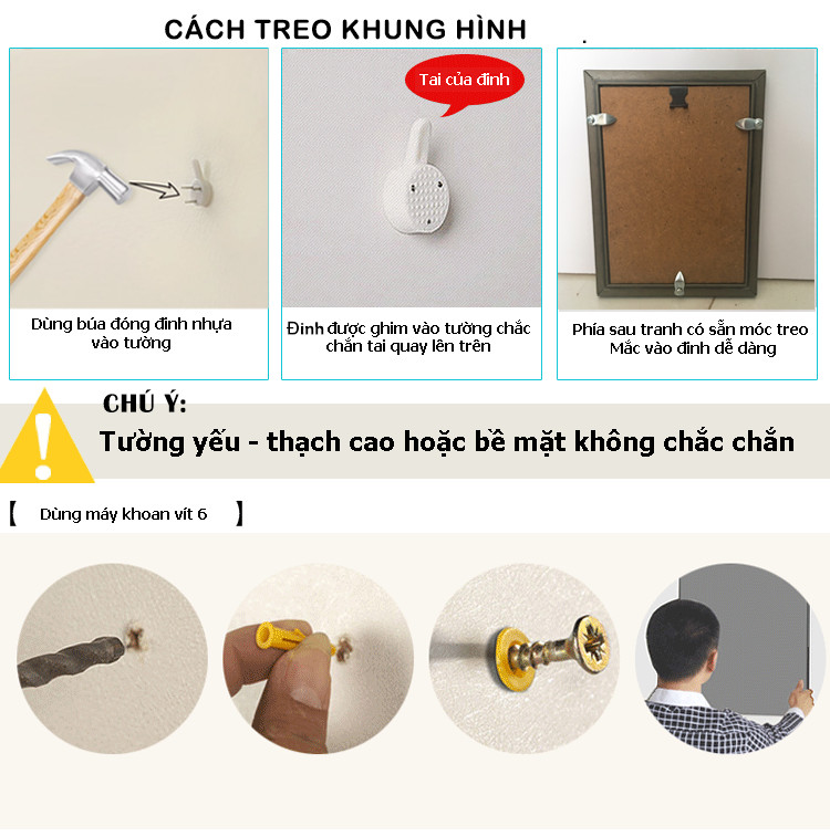 Bộ Ảnh Treo Tường Trang Trí Shop Thời Trang, Shop Túi Xách Đẹp Tặng Kèm bộ ảnh như hình mẫu, đinh treo tranh và sơ đồ treo PGC265