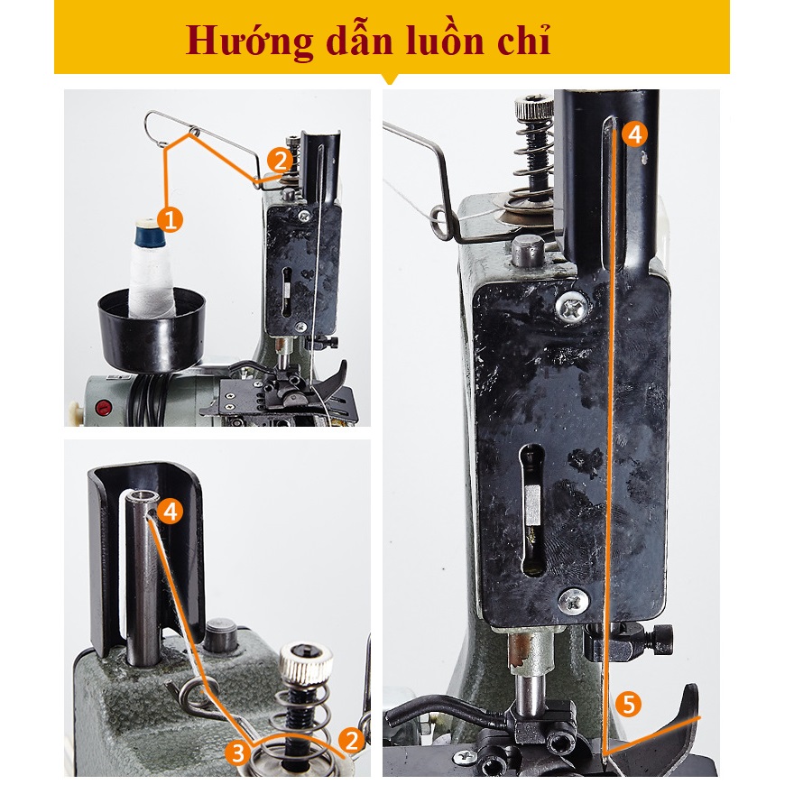 Hình ảnh Máy khâu bao mini - Máy khâu bao tải cầm tay GK9-2