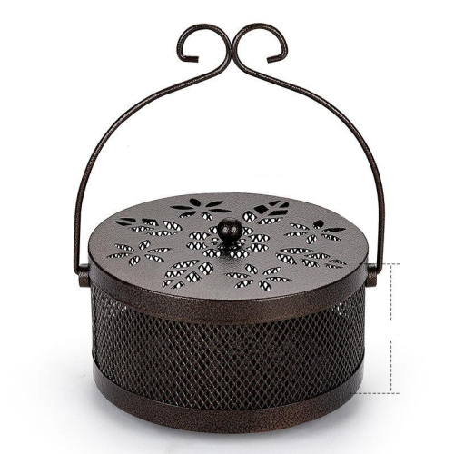 Đế đốt nhang muỗi phong cách Retro – Hộp đựng nhang muỗi chuyên dụng, an toàn, chống cháy