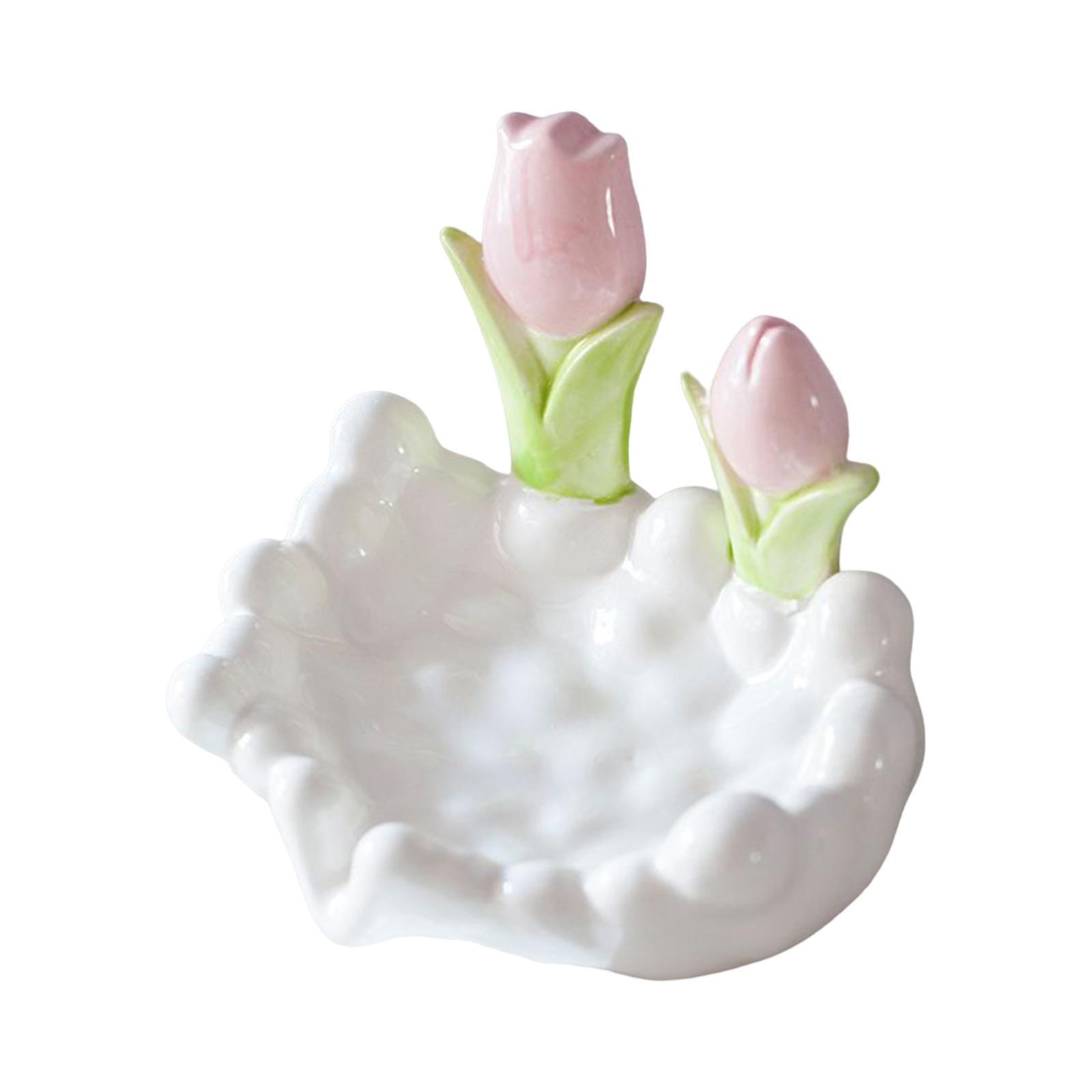 Soap Container Box Bathroom Punch Free Smooth Cartoon Flower Shape Soap Dish