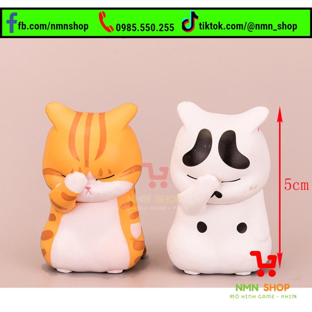 Mèo ôm mặt cực CUTE