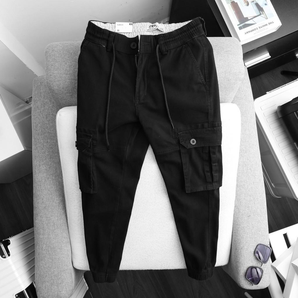 Quần jogger dã ngoại_du lịch - đen
