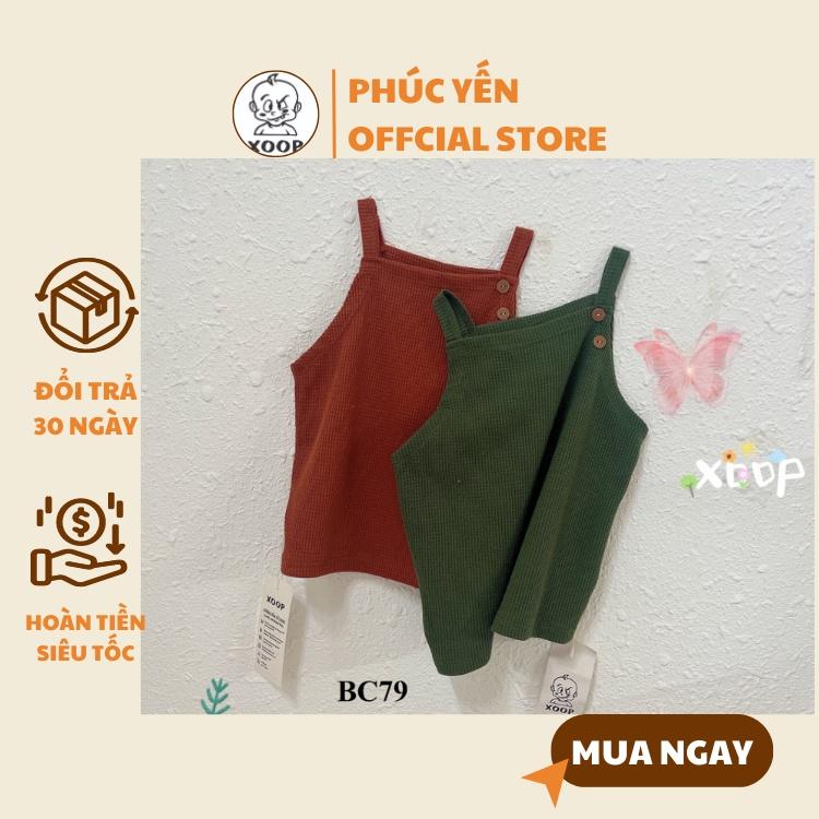 Đồ Bộ 2 dây XOOP chất tổ ong cho bé gái (11-21kg) BC79,Bộ thời trang quần áo trẻ em Shop Phúc Yến