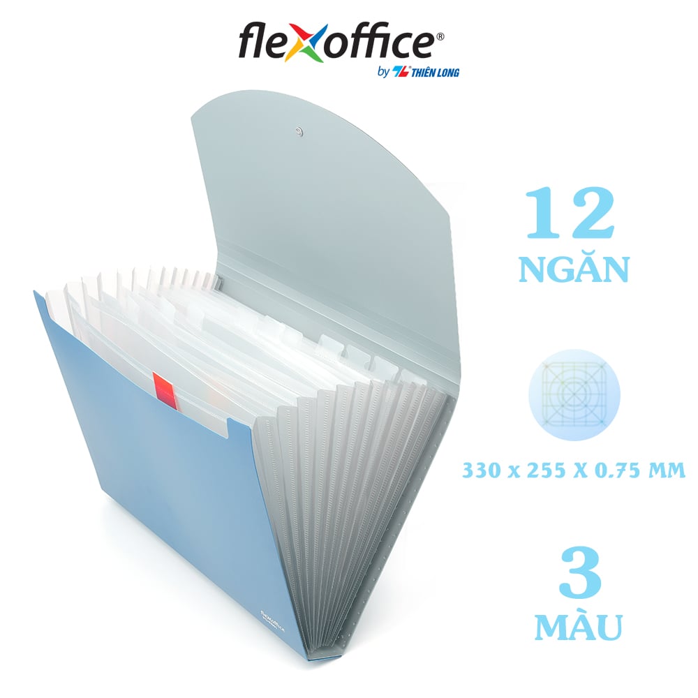 Cặp 12 ngăn Flexoffice FO-EB01