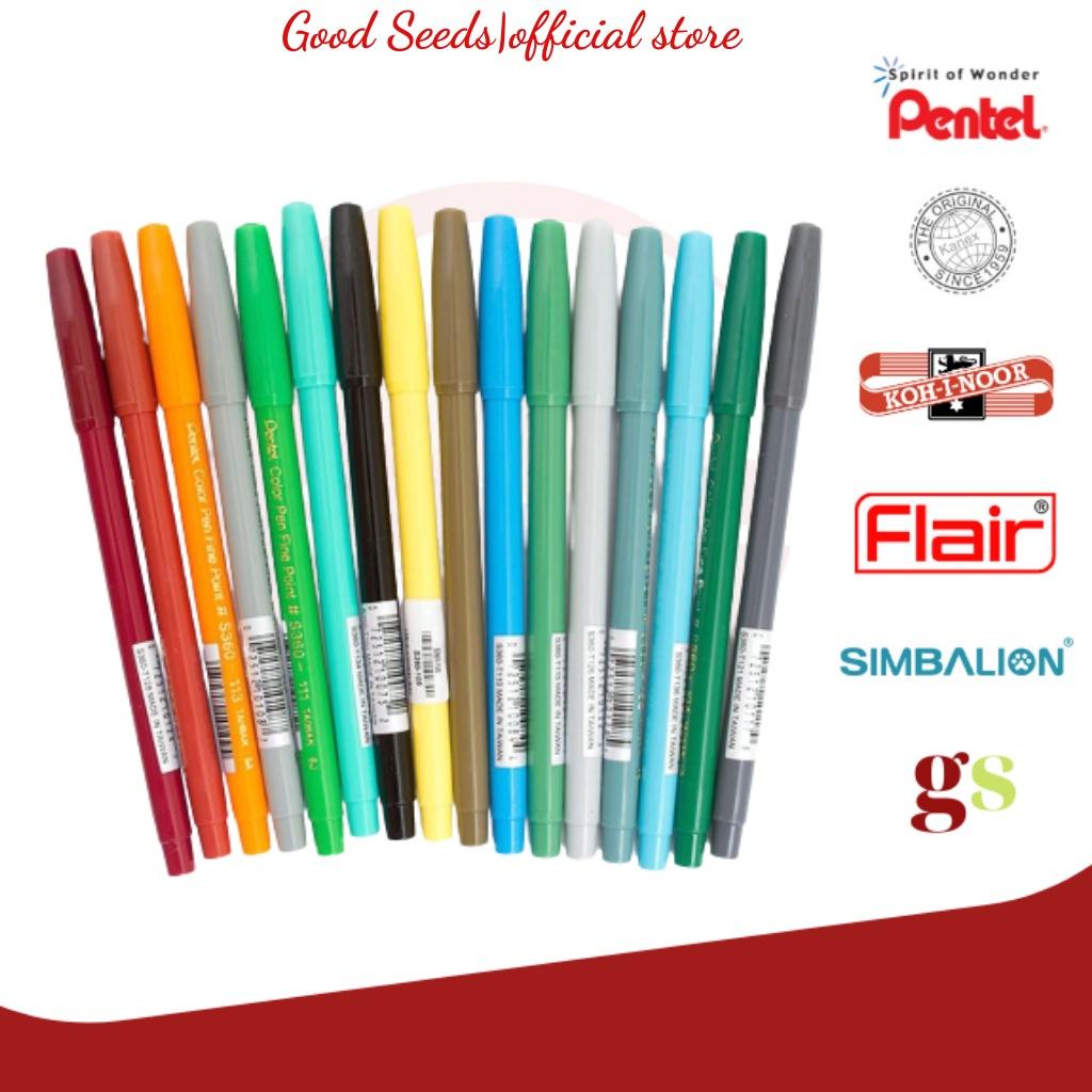 Bút dạ màu Pentel S360 (bán lẻ 24 màu)