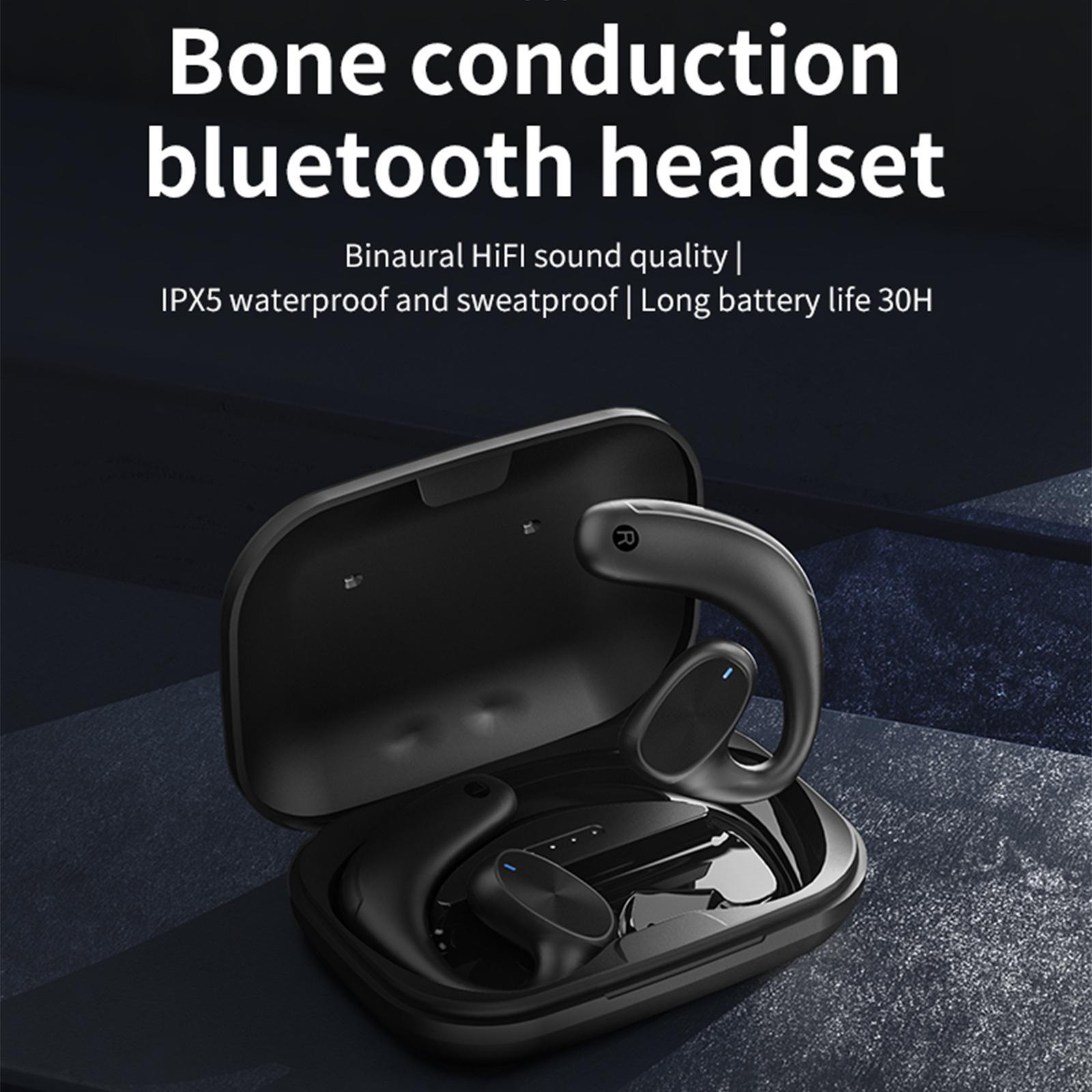 Headphones V5.0 Ergonomic Noise Reduction Ear Hooks for Sport Gym Running