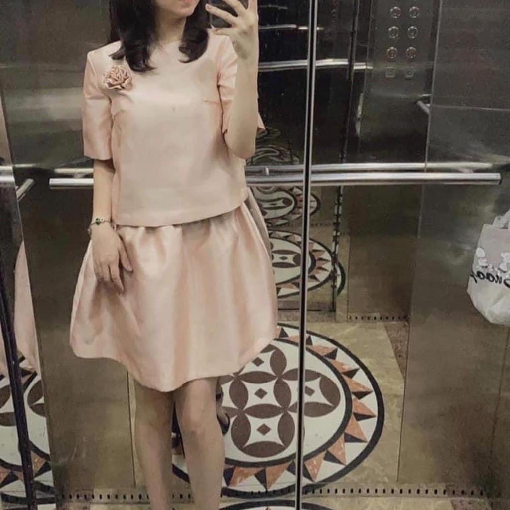 Sét đi tiệc đi chơi suông phồng có ảnh thậtđi chơi đi tiệc đám cưới, du lịch sang chảnh cao cấp PVC