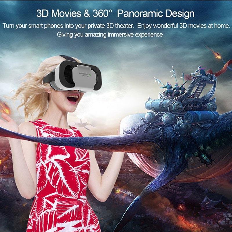 Kính Thực Tế Ảo 3D VR Shinecon 5.0 cao cấp chơi game, xem phim