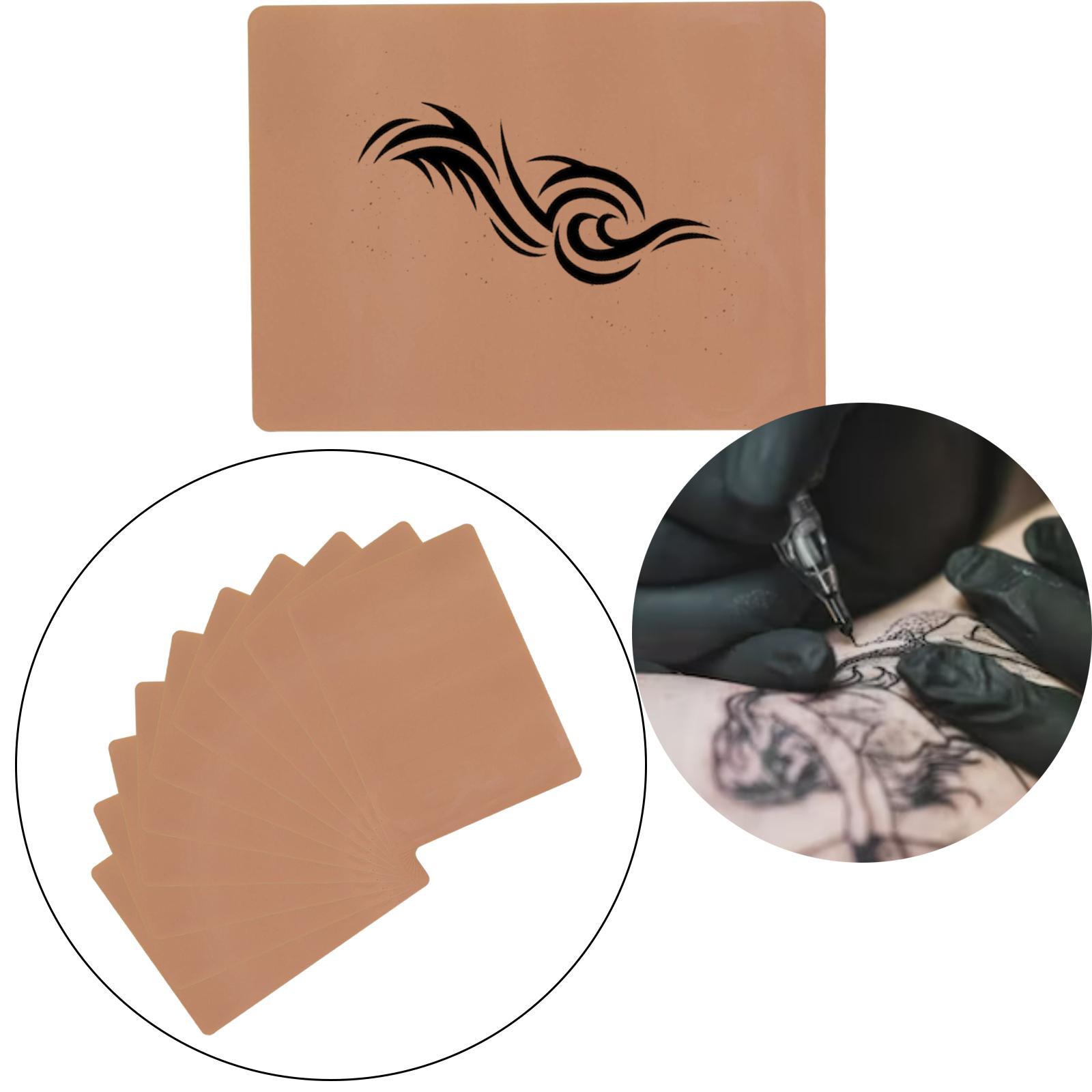 10Pcs Practice Skin Artificial Skin for Lips Eyebrows Supplies