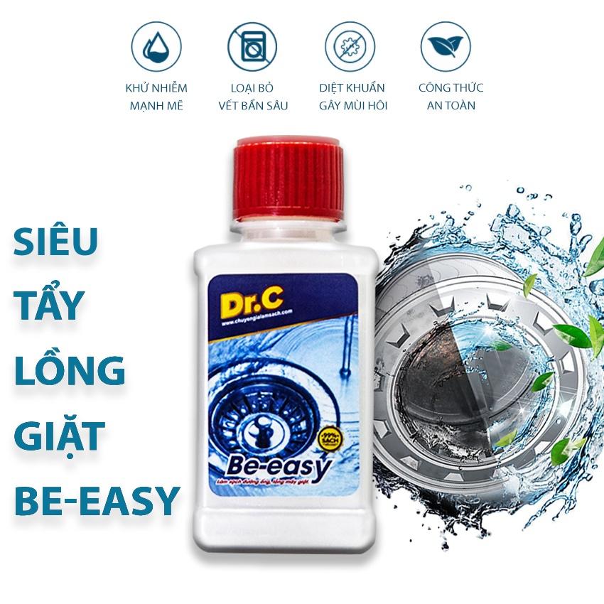 Bột Thông Tắc Đường Ống, Vệ Sinh Lồng Giặt Cao Cấp, Tẩy Sạch Cặn Bẩn Dr.C - Be-easy - 100G