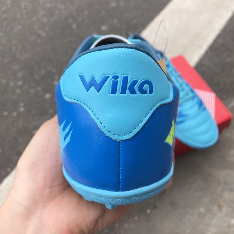 Giày đá banh thể thao phủi chính hãng Wika Army Xanh