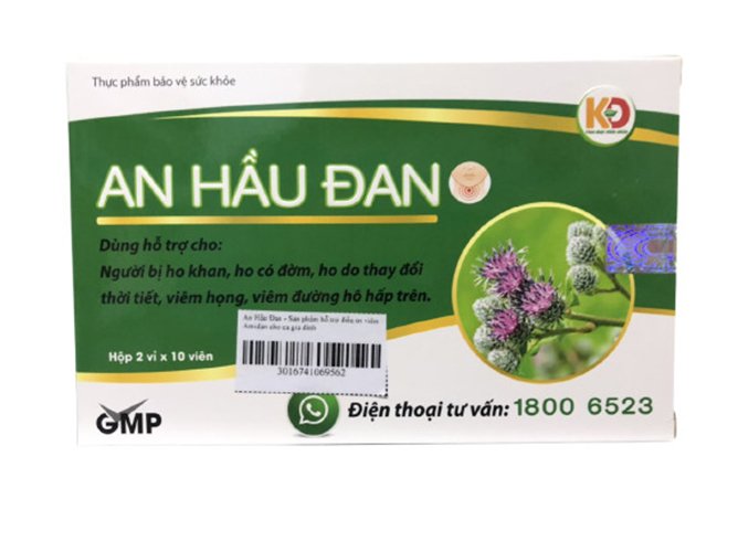An Hầu Đan - Sản phẩm hỗ trợ điều trị viêm Amidan cho cả gia đình
