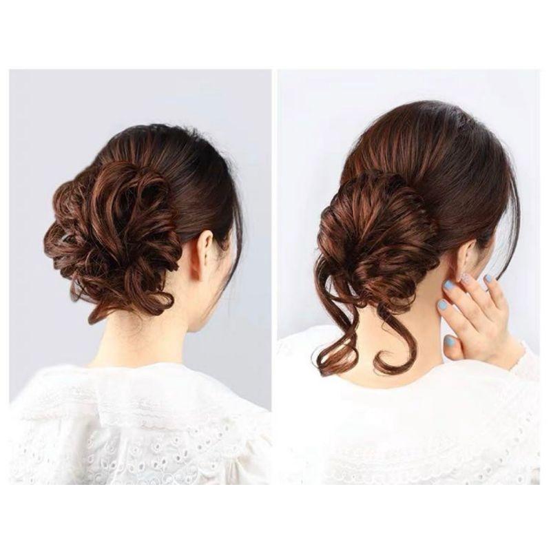Tóc giả búi cột rớt đây