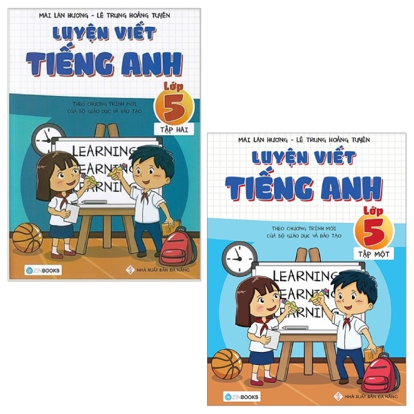 Combo Luyện Viết Tiếng Anh - Lớp 5 (Tập 1 Và 2) - Theo Chương Trình Mới Của Bộ Giáo Dục Và Đào Tạo (Bộ 2 Tập)