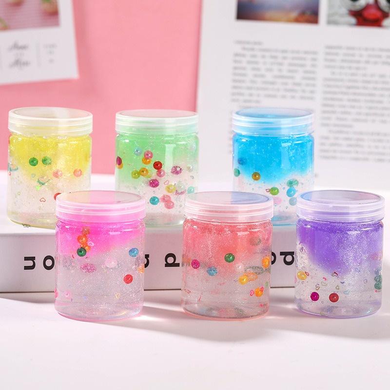 SLIME NGỌC TRAI BIỂN charm sao phối 2 màu cực đẹp đồ chơi slam squishy