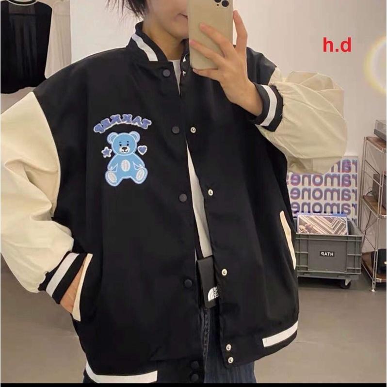 Áo bomber gấu xanh Takkep HD6
