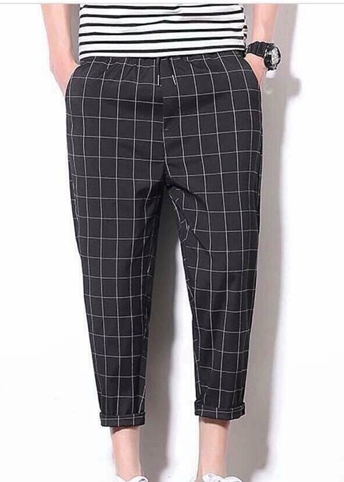 Quần CARO PLAID PANTS Unisex Màu Đen