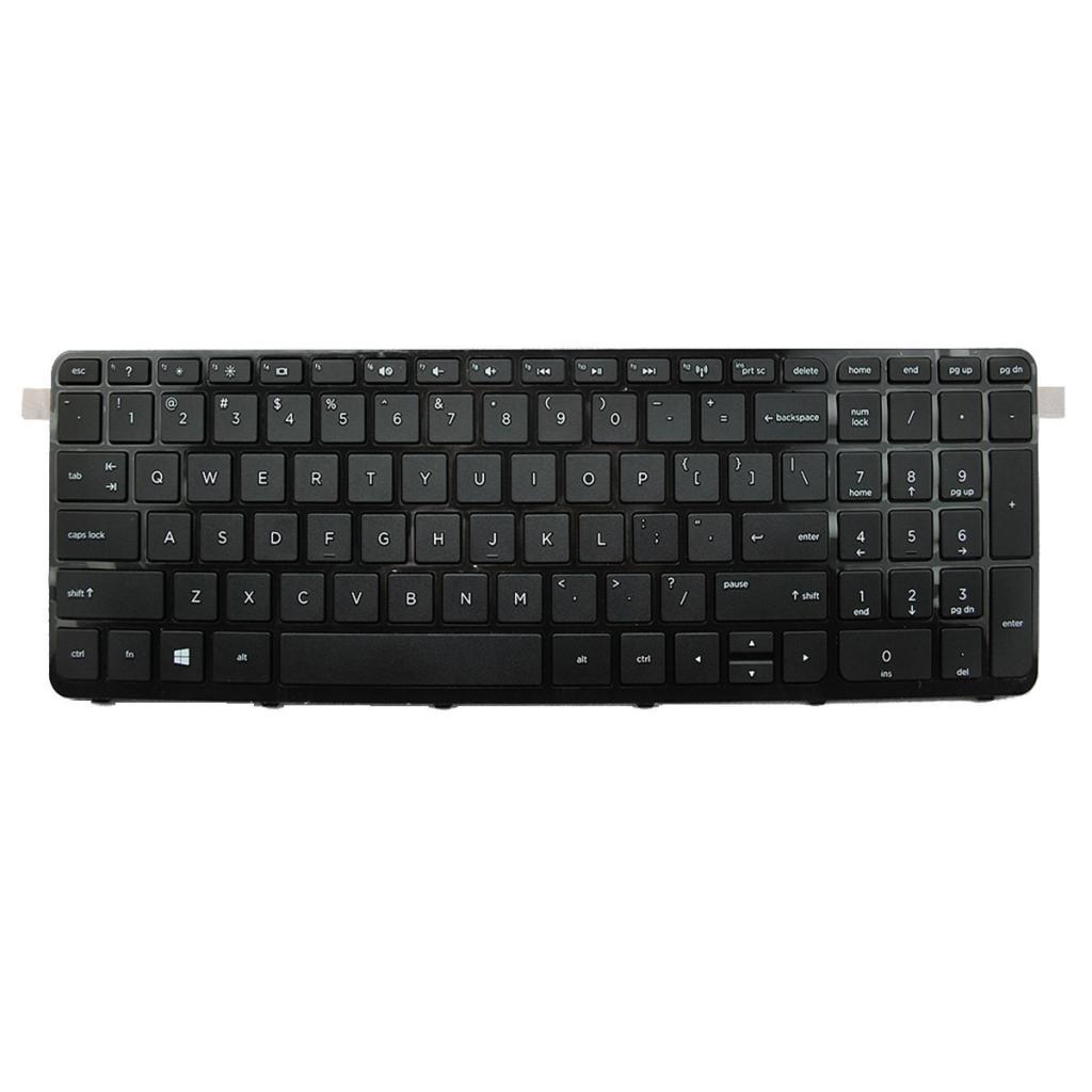 For HP Pavilion 15--n 15-g 15-r Series Laptop Keyboard Black With Frame