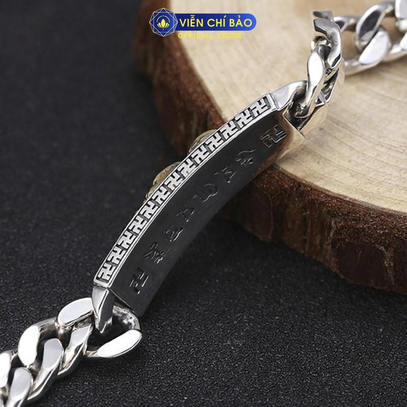 Lắc tay bạc nam Tỳ Hưu Thiên Lộc chất liệu bạc Thái 925 thời trang phụ kiện trang sức nam Viễn Chí Bảo L100050