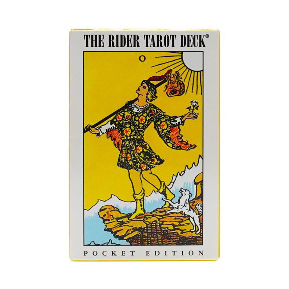 Bài Rider Waite Tarot Pocket Edition 78 Lá Bài  Đá Thanh Tẩy