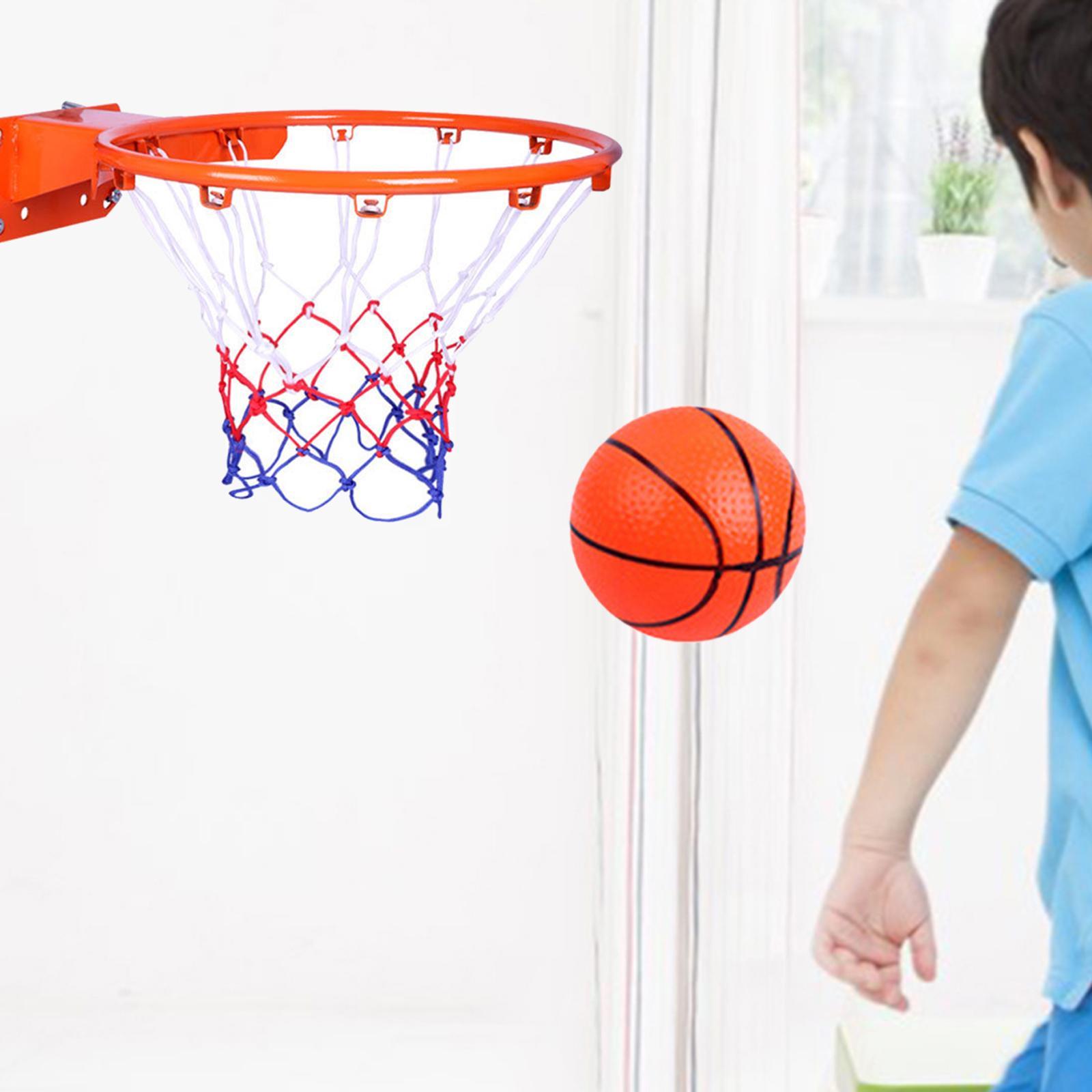 Basketball Hoop Set Wall Mounted Steel Frame Basketball Rim Outdoor Games