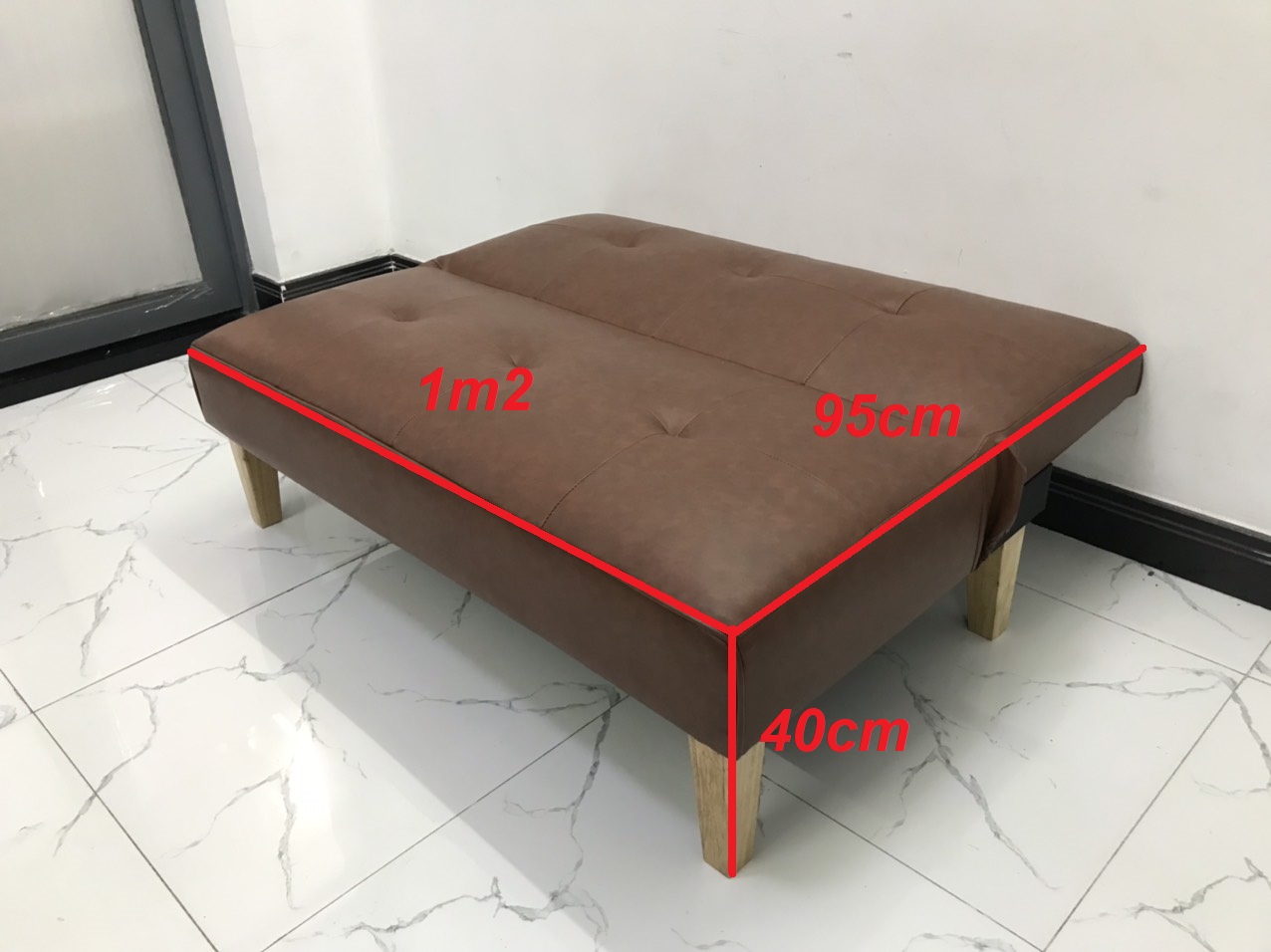 Bộ ghế sofa giường 1m2x95 sofa phòng khách salon linco7 sopha