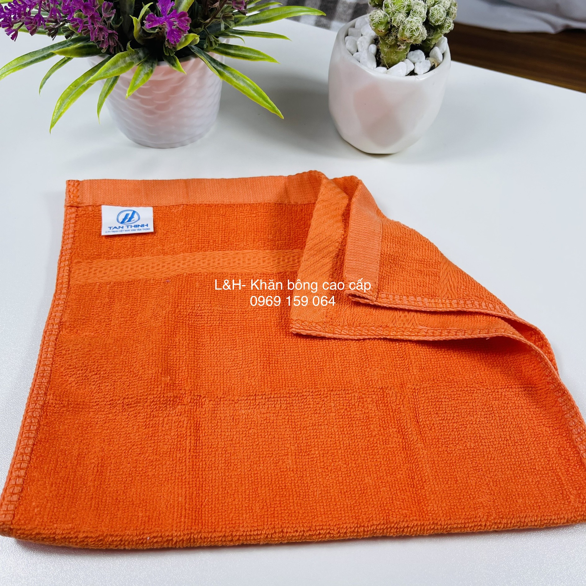 Khăn mặt màu Tân Thịnh, kt 30x50cm