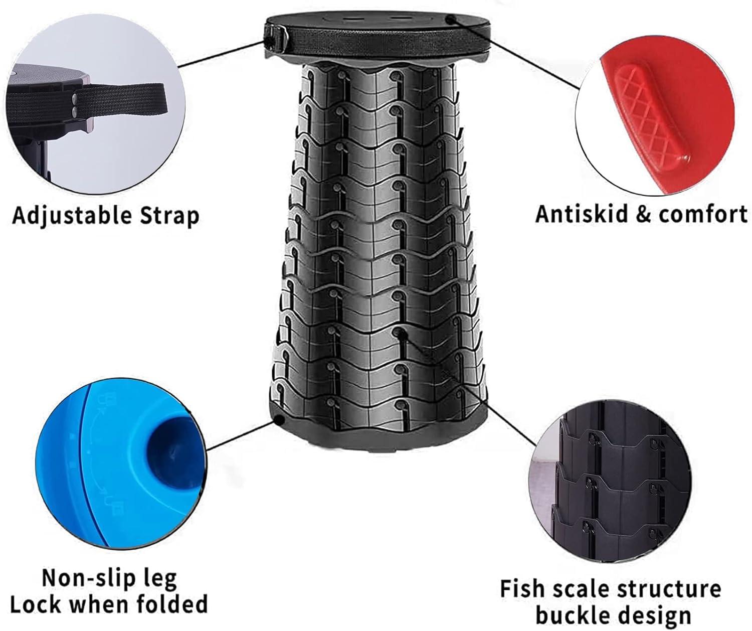 Ghế Xếp Di Động, Ghế Xếp Gấp Di Động, Ghế Xếp Gấp Cắm Trại, Ghế Xếp Mini, Tải Trọng Tối Đa 250 kg, Ghế Xếp Thu Nhỏ Cho Câu Cá, Các Hoạt Động Trong Nhà Và Ngoài Trời Xanh Dương