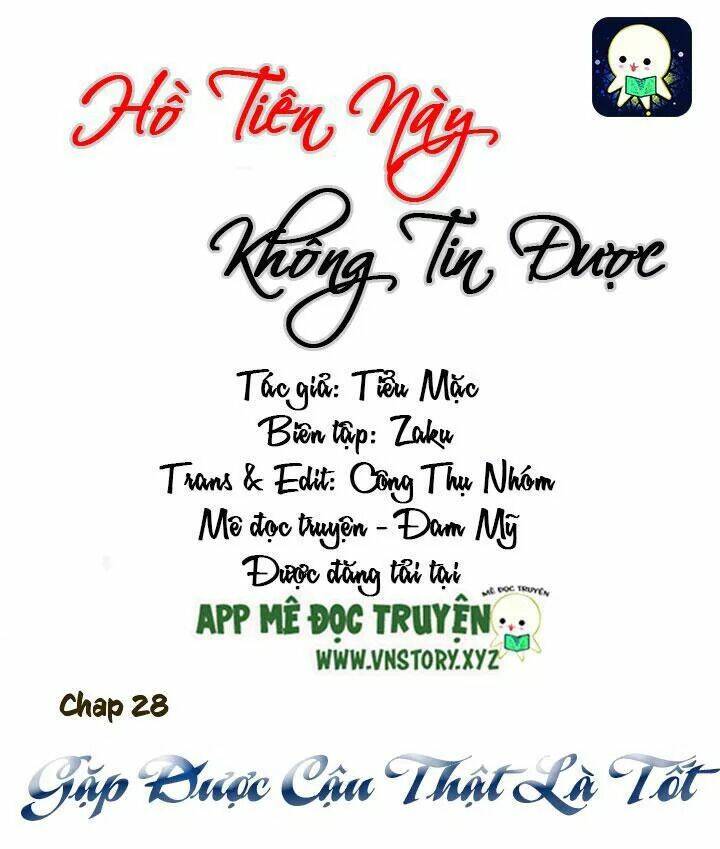 hồ tiên này không tin được chapter 28 2