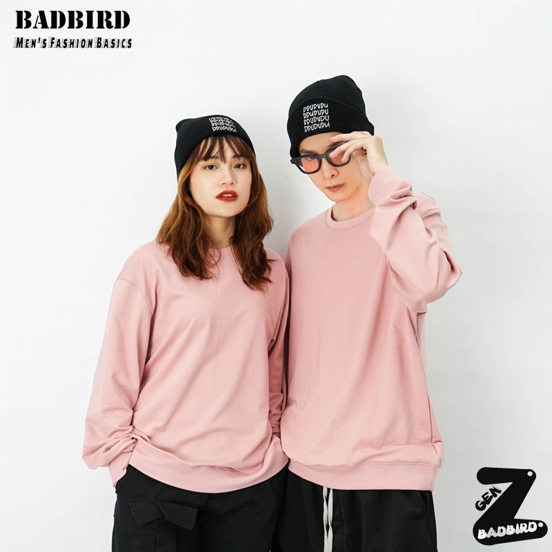 Áo Thun Dài Tay Unisex nam nữ form rộng Oversize, Sweater chất nỉ da cá cao cấp trơn basic, GENZ, Thương hiệu Việt