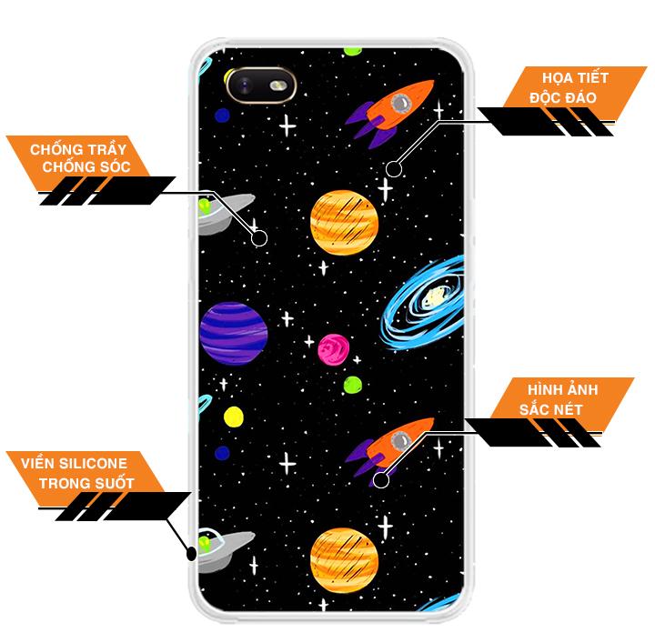 Ốp lưng dẻo cho điện thoại Oppo A1K - 0063 SPACE04 - Hàng Chính Hãng