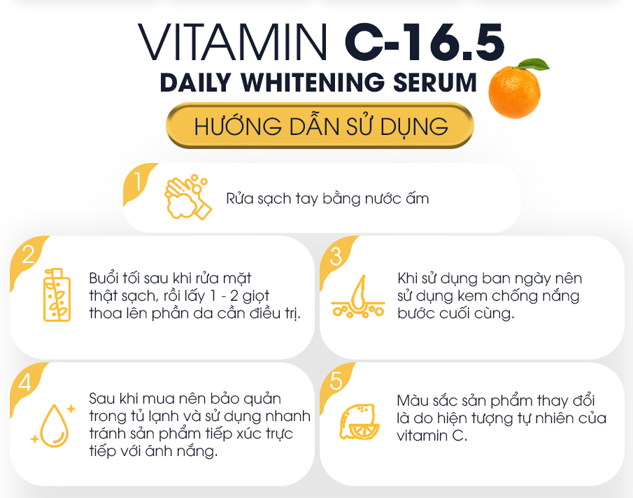 Serum Chuyên Nám Goodndoc Vitamin C 16.5 Daily Whitening Serum Giúp Trắng Sáng Da, Hỗ Trợ Giảm Thâm Nám, Chống Lão Hóa - GoodnDoc Vitamin C 30ml