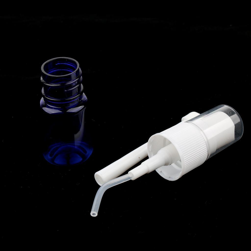 12pcs Empty Refillable Nasal Spray Bottles Fine Mist Nose Vials 5ml Blue Green Pink Clear Amber
