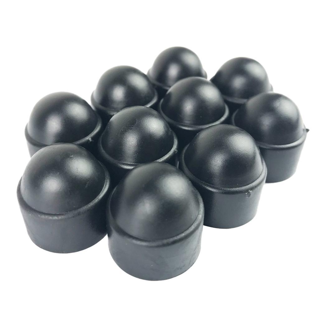 3X 10PCS Dome  Nut Protective cover  Wheel Screw Hexagonal  Nut Cover M1