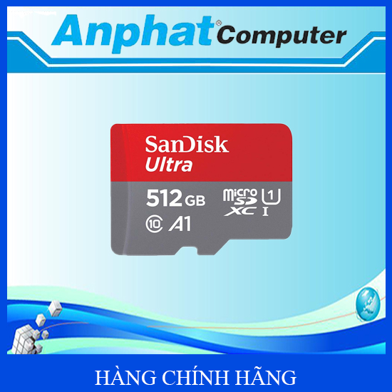 Thẻ nhớ SanDisk Ultra microSDXC UHS-I 512GB 150MB/s Class 10 - Hàng Chính Hãng