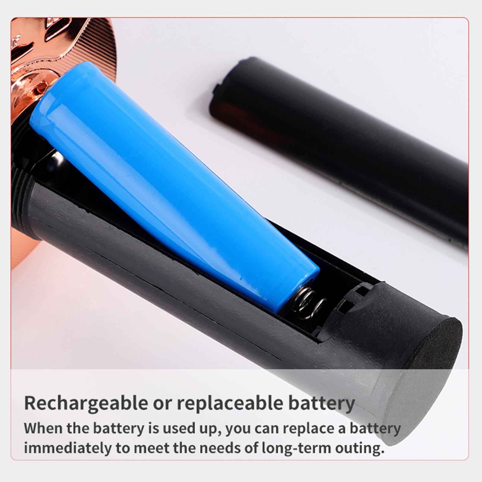 Micrô Hát Karaoke Bt Không Dây Với Đèn Led Đầy Màu Sắc D168