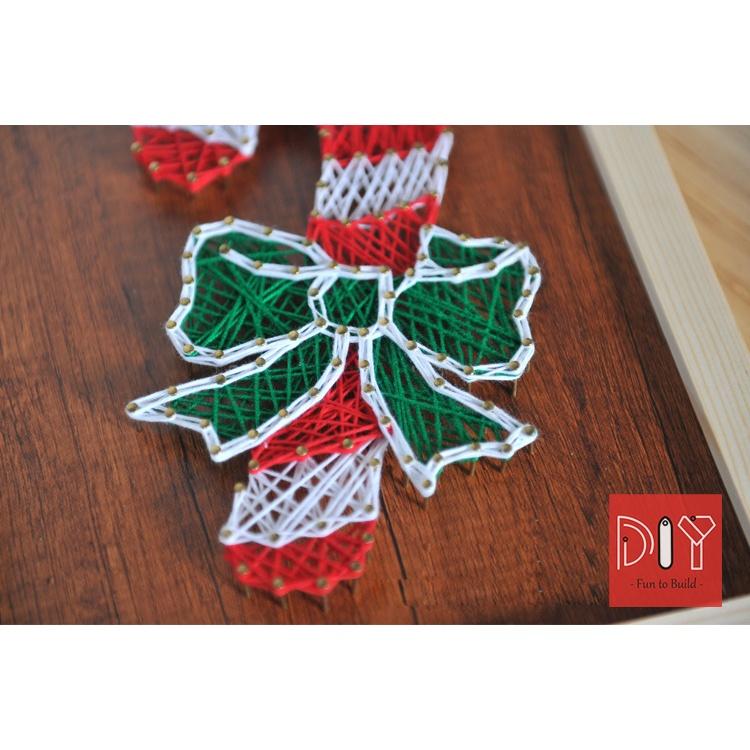 Tranh Chỉ Đinh Tranh Dây - Mẫu Noel Giáng Sinh