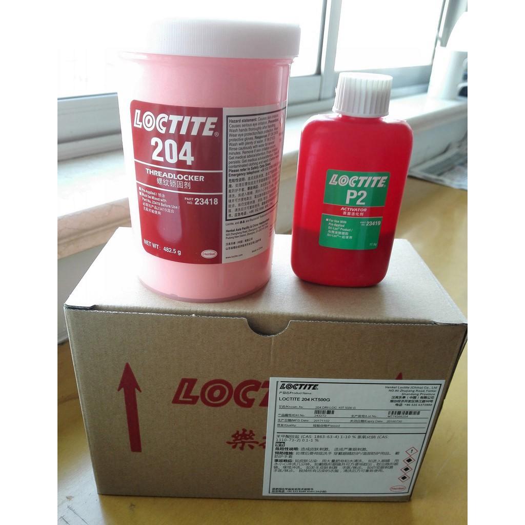 Bộ keo Loctite 204 + P2