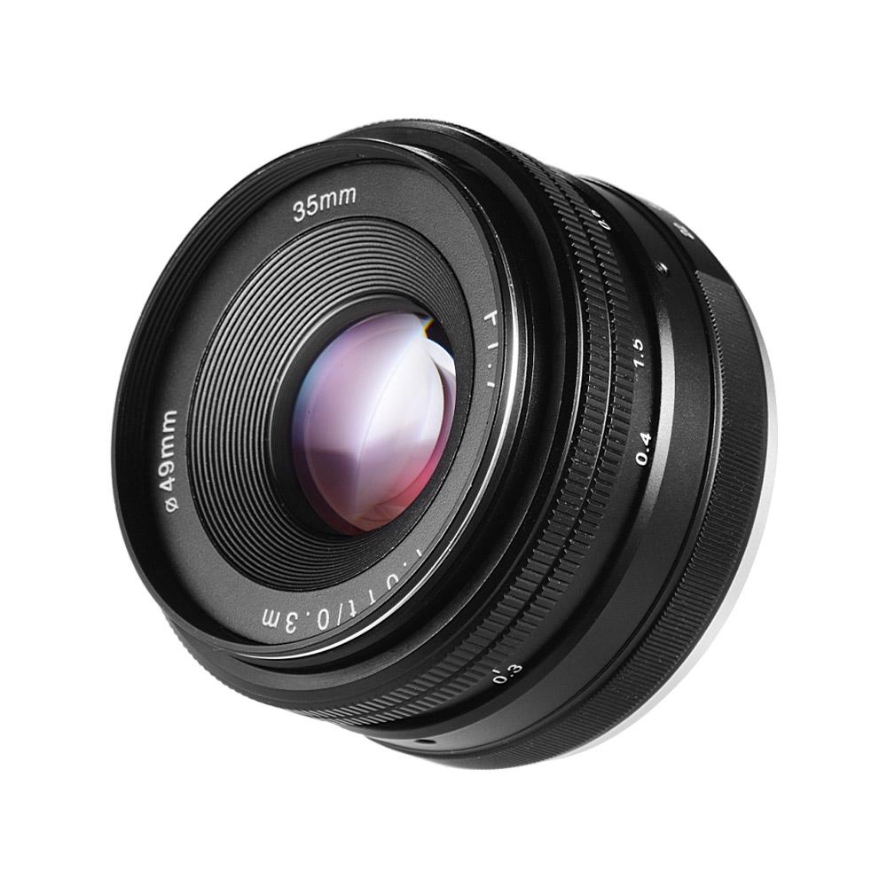 35mm f/1.7 Manual Focus Mirrorless Lens Prime Lens Large Aperture for Portrait Humanistic Street Photography for Sony E