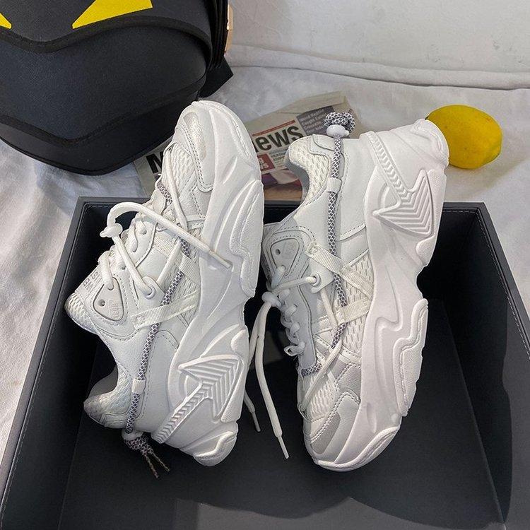 Giày thể thao phối lưới thoáng khí hợp thời trang cho nữ