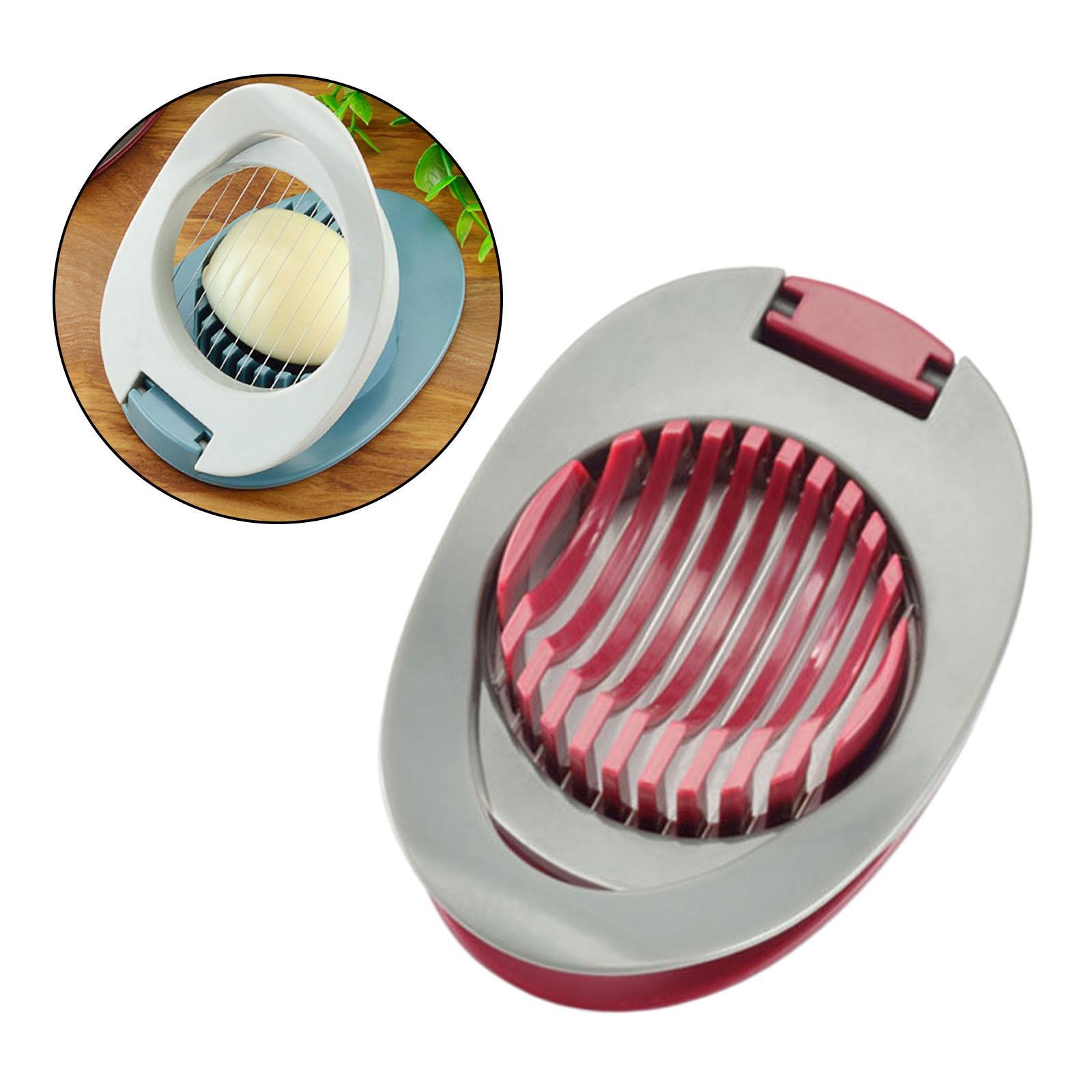 2Pcs Egg Slicer Egg Cutter for Boiled Eggs Mushroom Slicer Cutting Wires