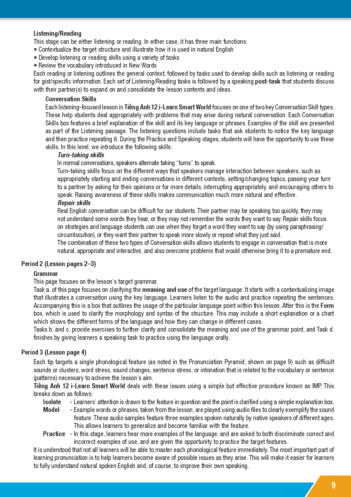 Tiếng Anh 12 i-Learn Smart World - Teacher's Book