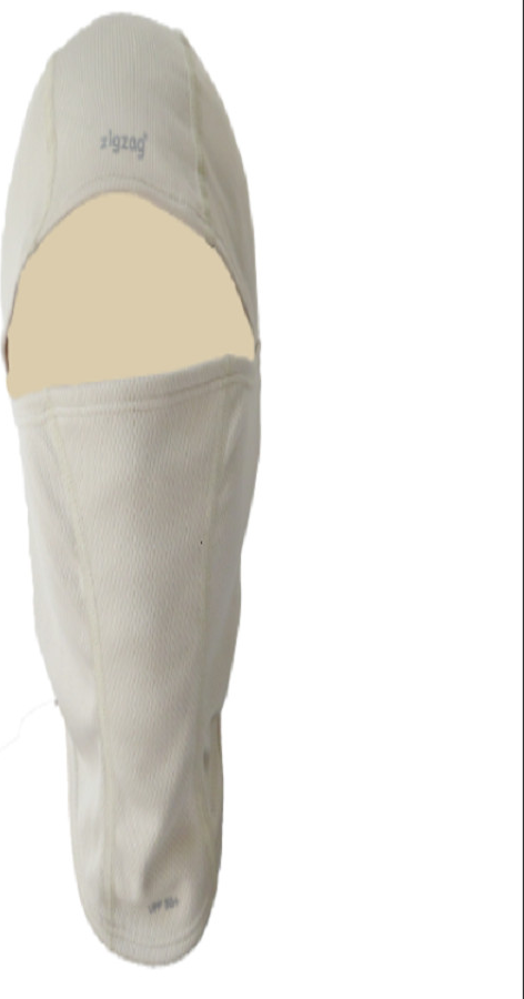 KHẨU TRANG NINJA CHỐNG NẮNG UPF50+ Zigzag Kem MAS00503
