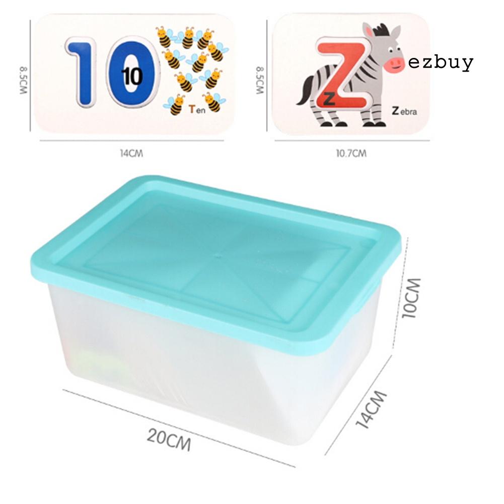 Đồ Chơi Thẻ Chữ Cái 3d Giáo Dục Nhận Thức Cho Bé
