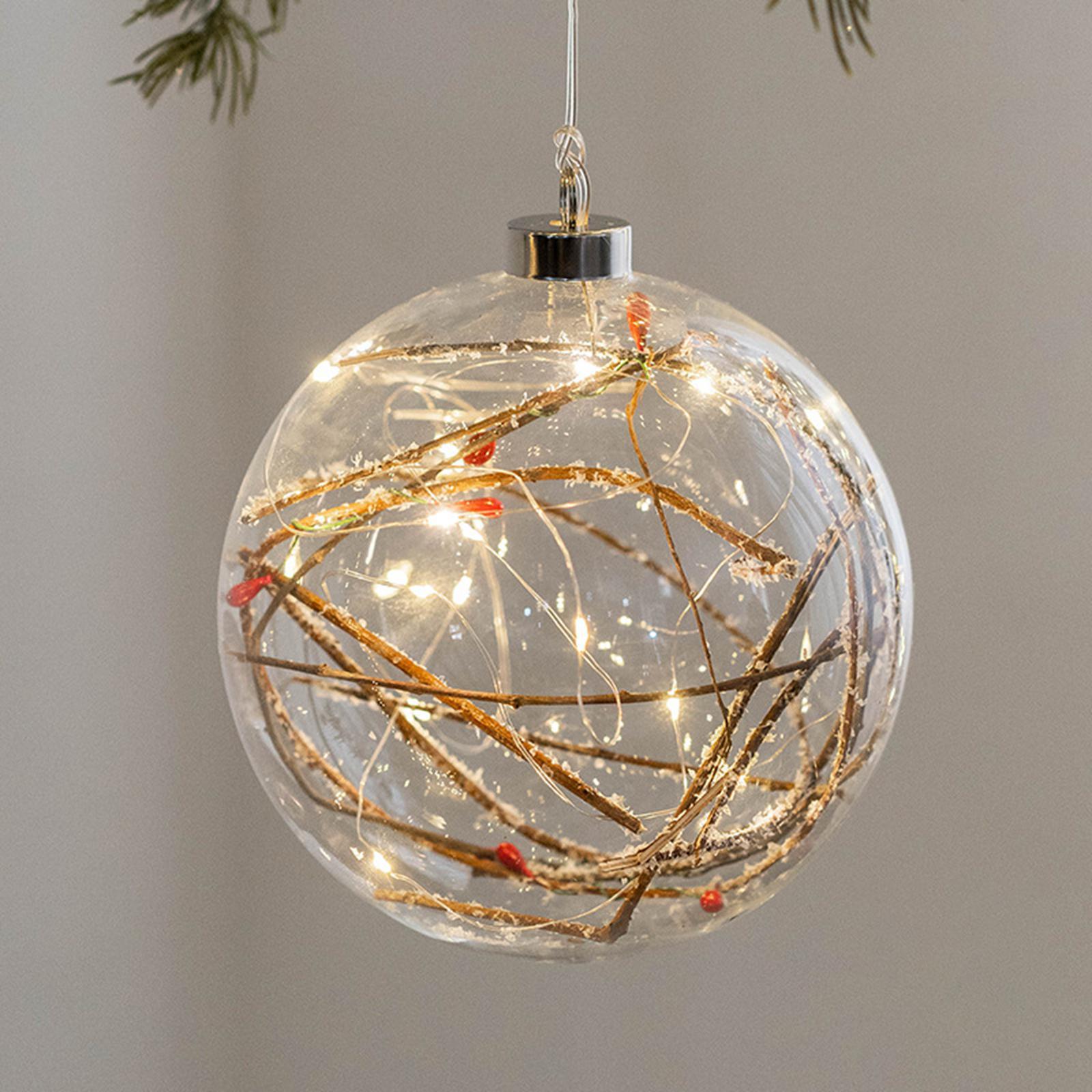 Christmas Window Hanging Decoration Easily Install Xmas Ornament Decorative Lighting for Lawn, Backyard