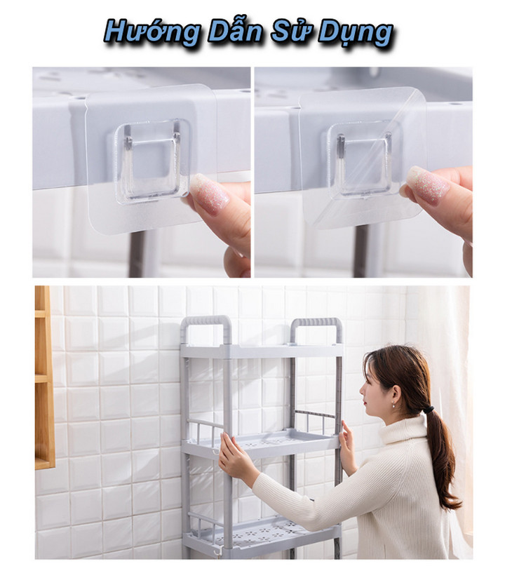 Kệ 3 Tầng Phong Cách Bắc Âu Toilet Seat 3F - Home and Garden