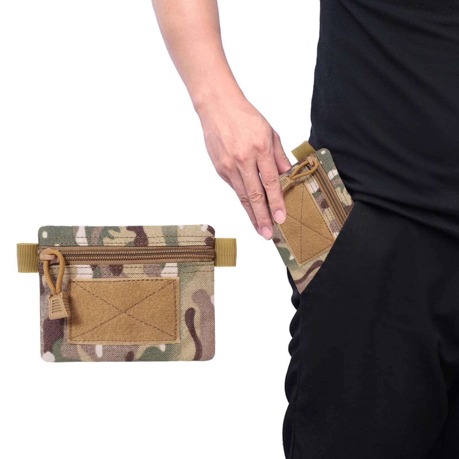 Outdoor Wallet Nylon Purse Organizer Pouch Small Bag Zipper for Climbing