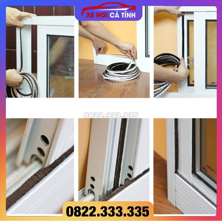 Ron sợi dán khe khung cửa, tấm chắn chống bụi, gió, hơi điều hòa -Đơn vị bán 2M